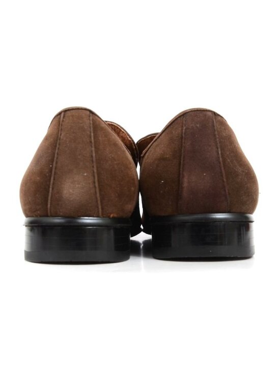 Bravo! Men\'s 10.5 Brown Slip-On Brogue Loafer Dressy Business Preppy Office NEW main image 4